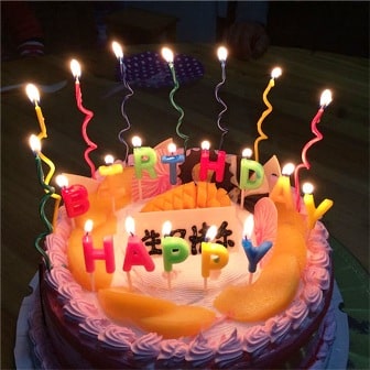 Birthday-Cake-Decorative-Candles-داستان کوتاه انگلیسی جشن تولد