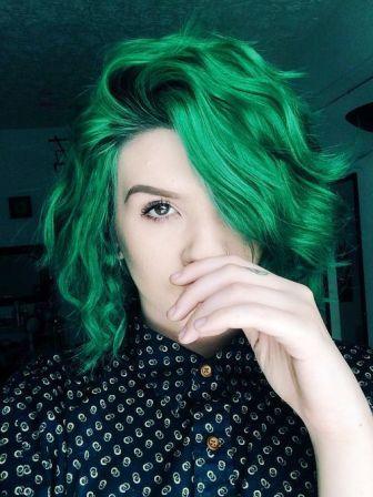My Hair Green-girl-داستان انگلیسی می خواهم موهایم را رنگ سبز بزنم