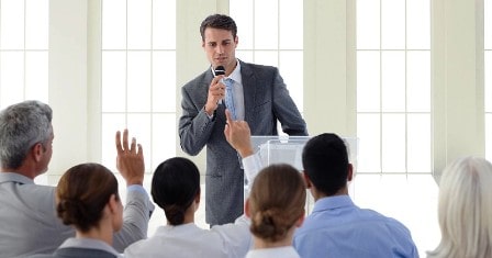 Giving a Speech-Asking-audience-سخنرانی انگلیسی کردن
